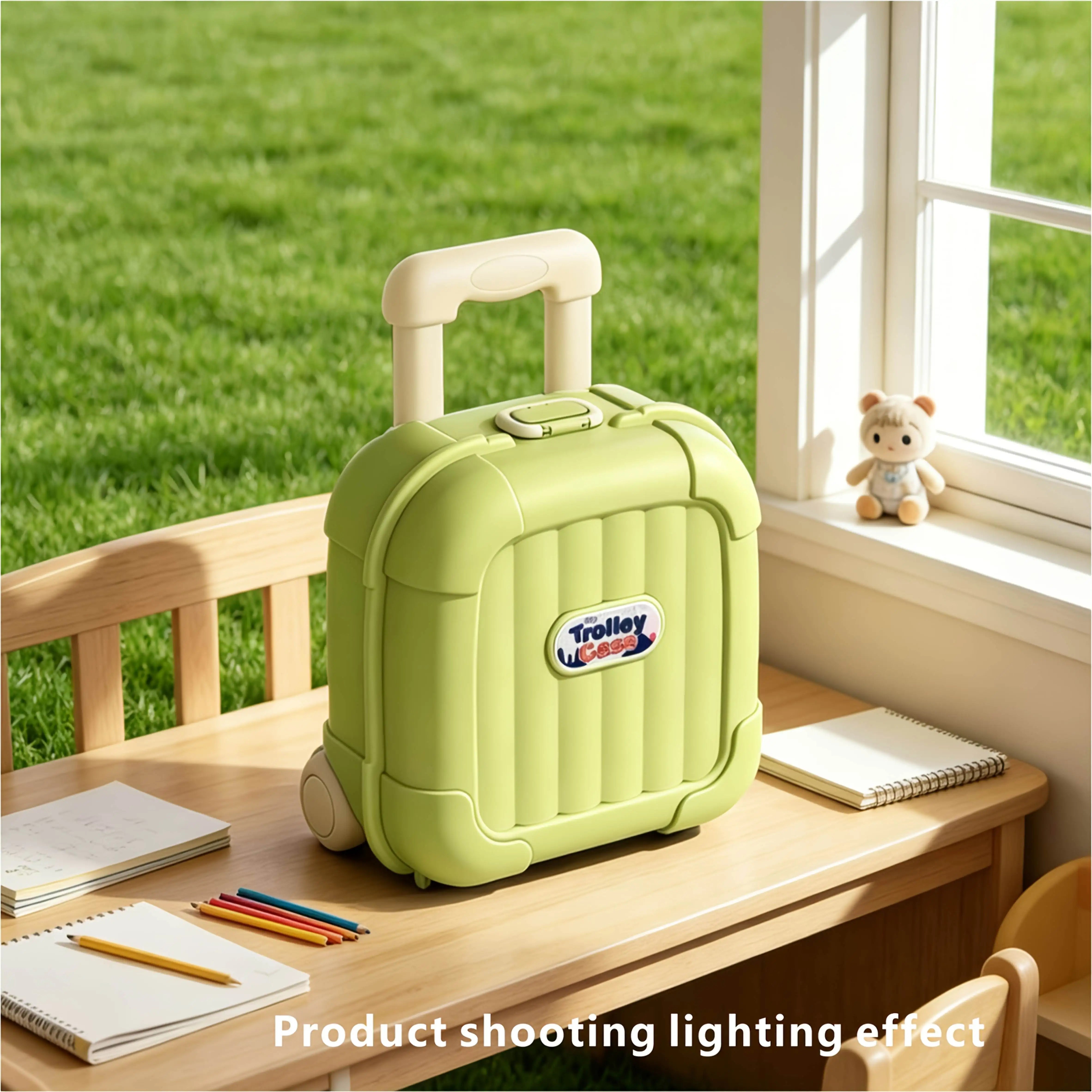 Compact Rolling Suitcase — Space-Saving Portable Travel Case
