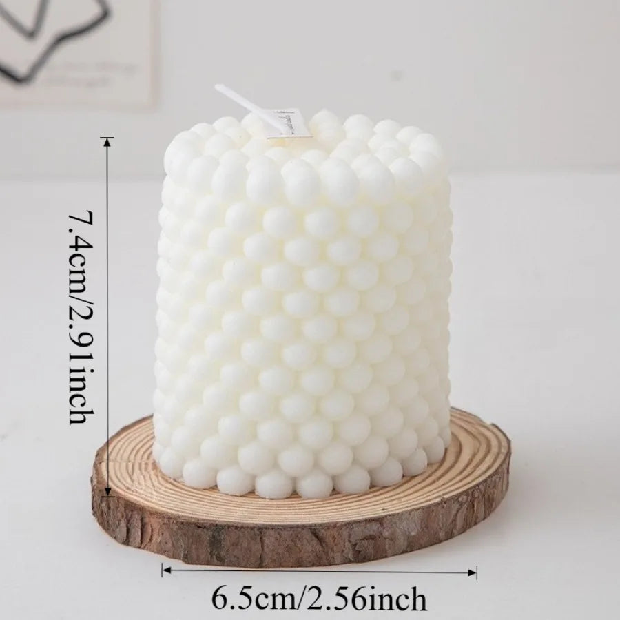 Nordic Bubble Cube Scented Candle — Soy Wax Aromatherapy Decor