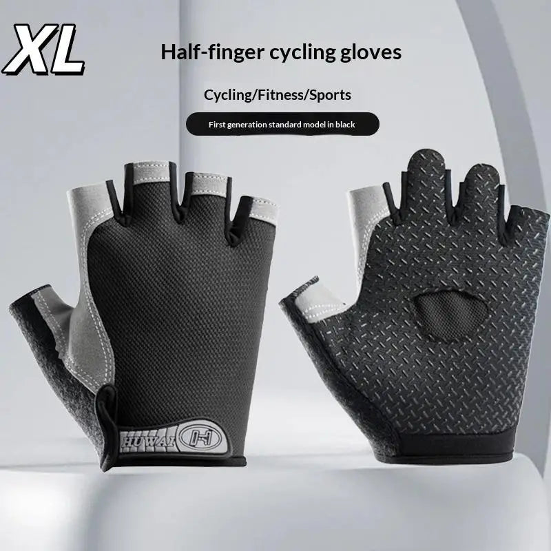 GUOMUZI Cycling Gloves — Half Finger Shock Absorbing Riding Gear