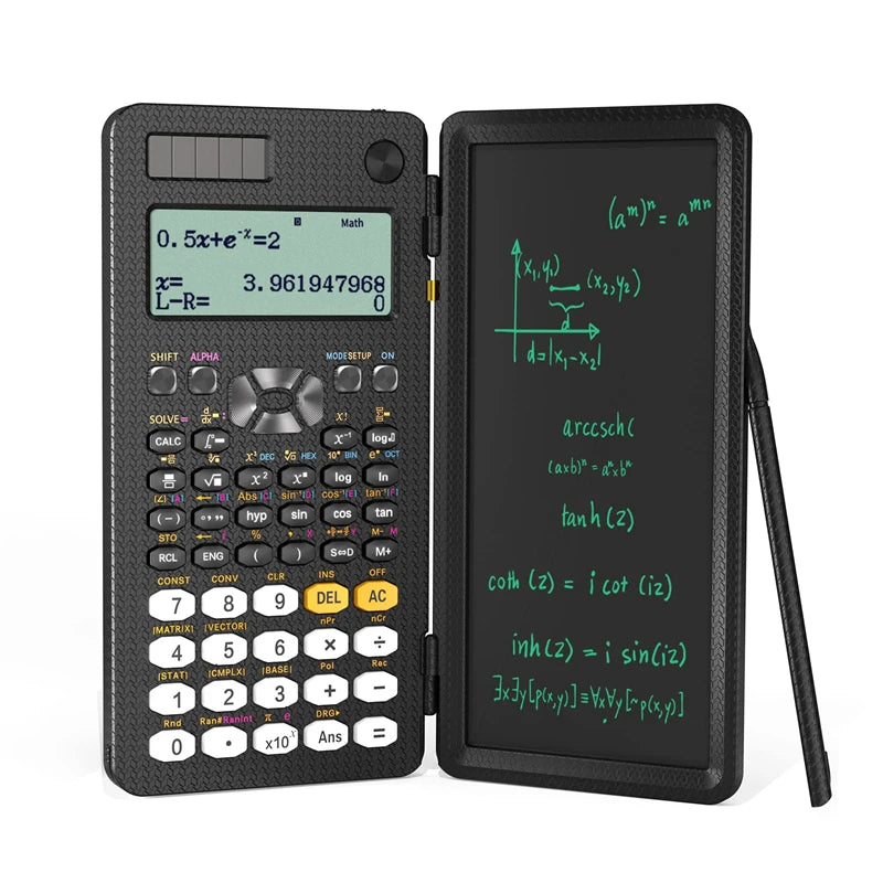 NeWYeS Solar Scientific Calculator — Integrated LCD Notepad & Stylus