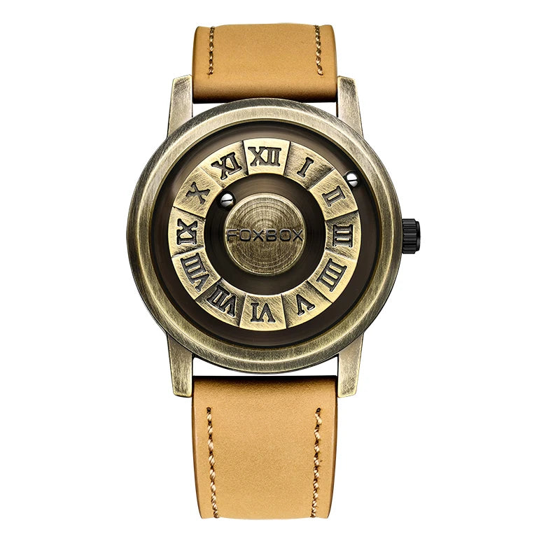 foxbox Magnetic Levitation Watch — Creative Floating Pointer Quartz Wristwatch