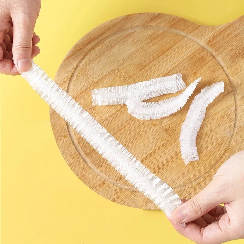 Disposable Food Covers — Fresh-Keeping Plastic Wrap for Kitchen Storage