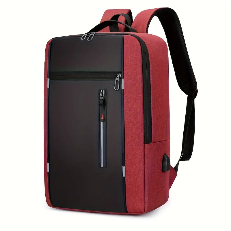 Professional Laptop Backpack — Water Resistant Oxford Travel Rucksack