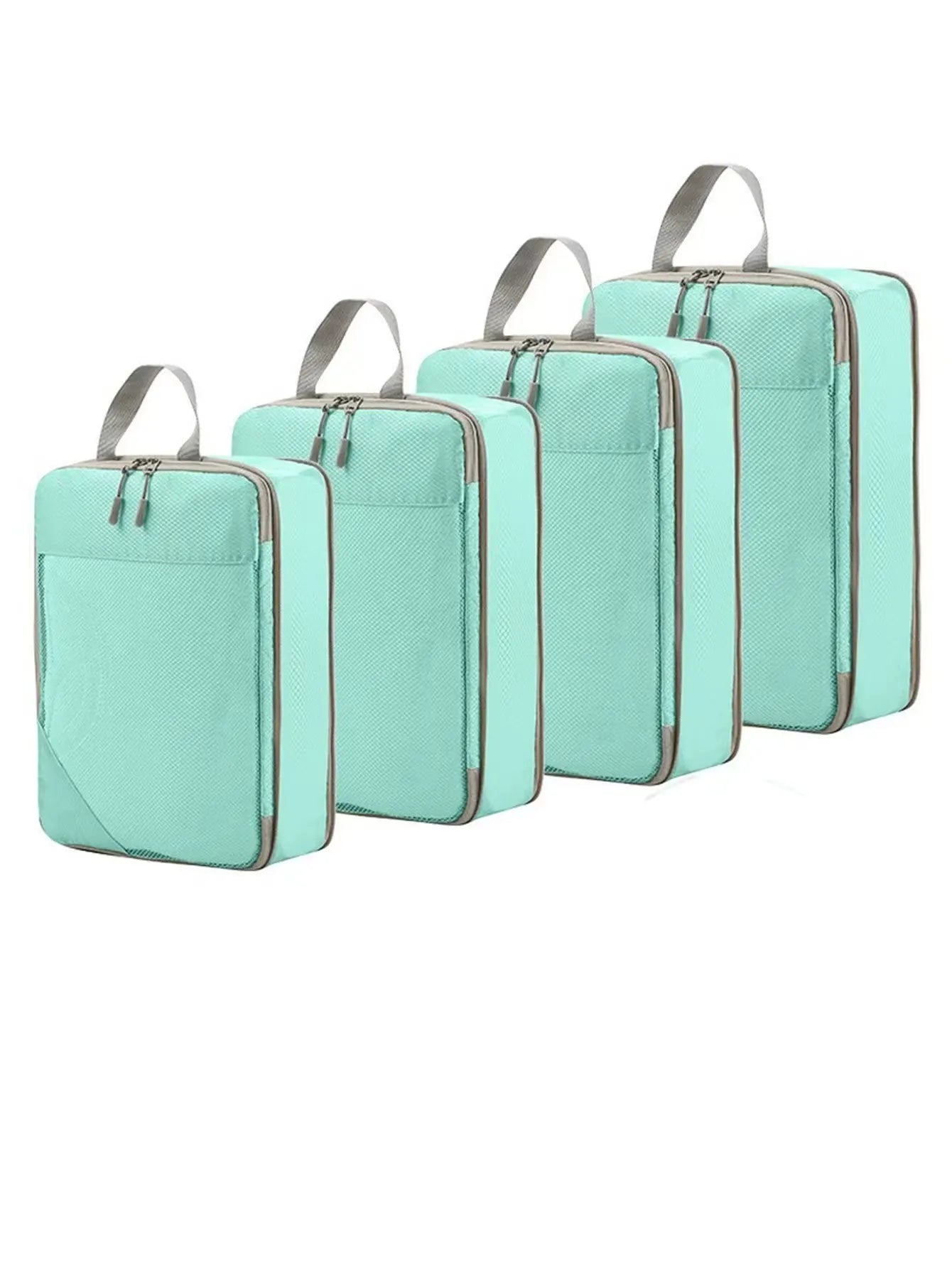 Compression Packing Cubes — Expandable Suitcase Organizers for Travel