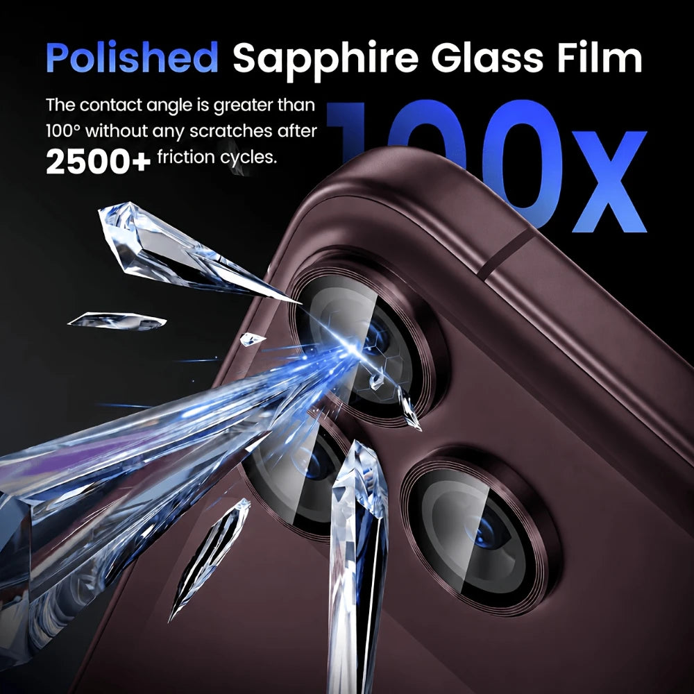 NNBILI Metal Glass Camera Lens Protector — Durable Lens Cover Accessory