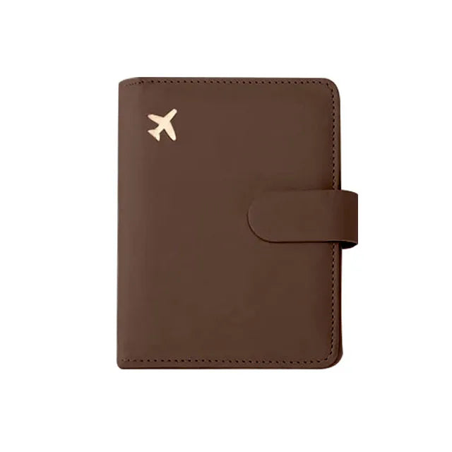 SNUGUG Leather Passport Holder — Waterproof Travel Wallet & Card Case