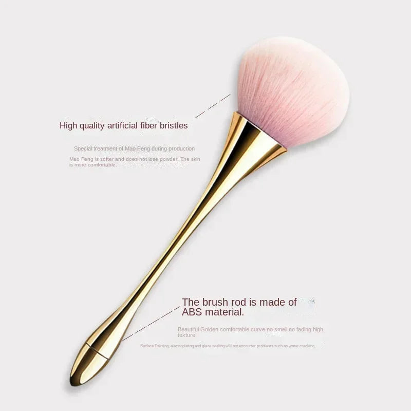 Professional Nail Art Dust Brush — Manicure Cleaning & Powder Tool