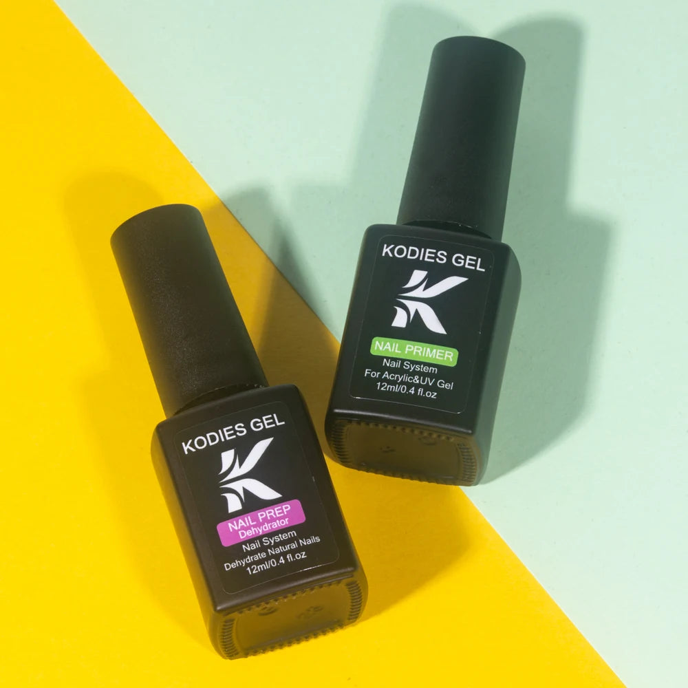 KODIES GEL Nail Primer and Dehydrator Set — Long Lasting Manicure Prep