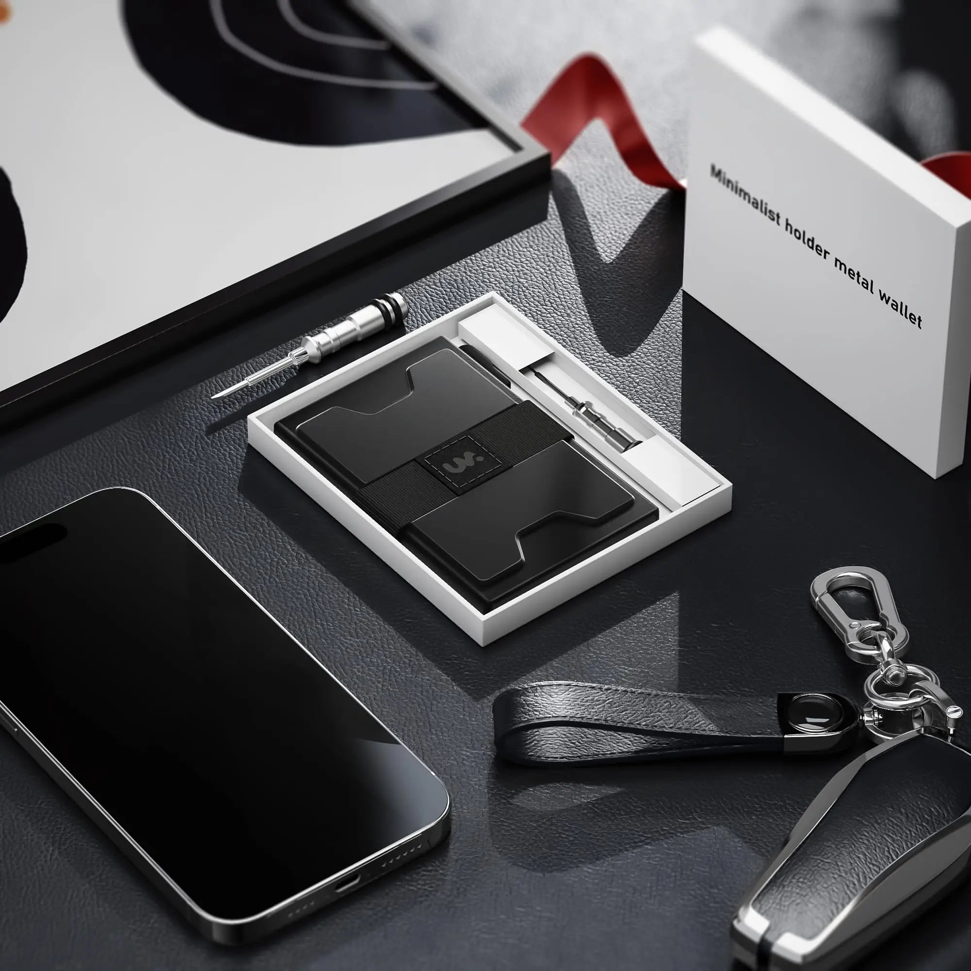 Minimalist Metal Pop Up Wallet — RFID Blocking Slim Card Holder