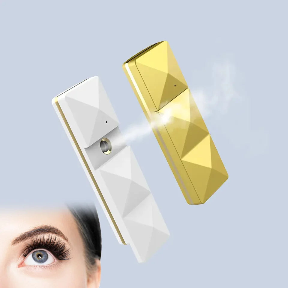Nano Facial Steamer Mist Spray — Hydrating Skin Care & Eyelash Tool