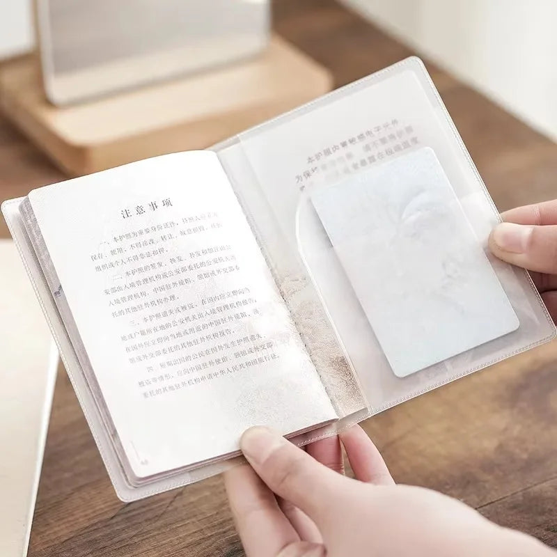 Frosted Passport Cover — Protective Document Holder & Card Sleeve