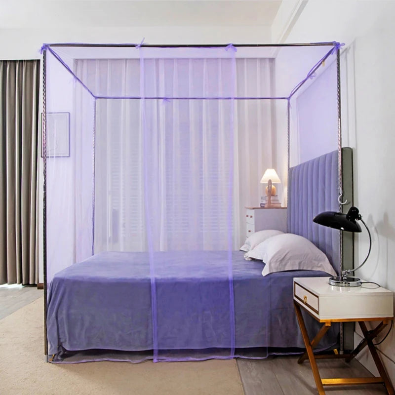 Lace Mosquito Net Canopy — Decorative Bedding Mesh for Bedroom or Outdoor Use