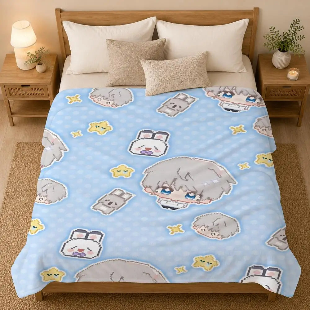 Ultra Soft Flannel Throw Blanket — Cozy Plush Fabric for Home and Travel