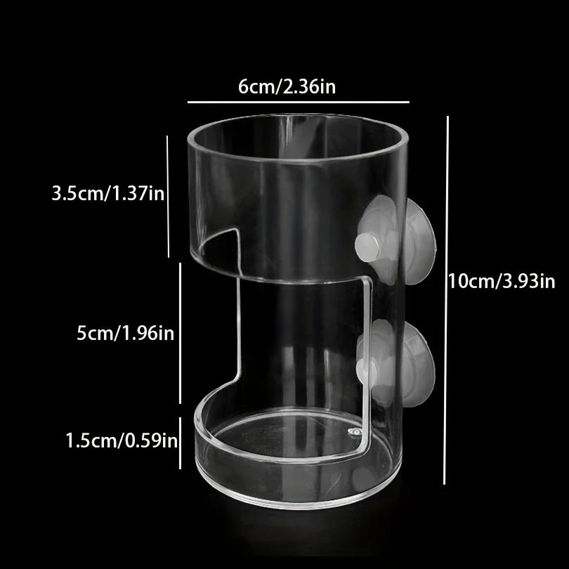 Non-Slip Aquarium Feeder Ring — Floating Food Container for Fish Tanks