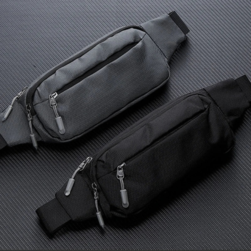 Unisex Canvas Waist Pack — Lightweight Travel & Outdoor Bum Bag