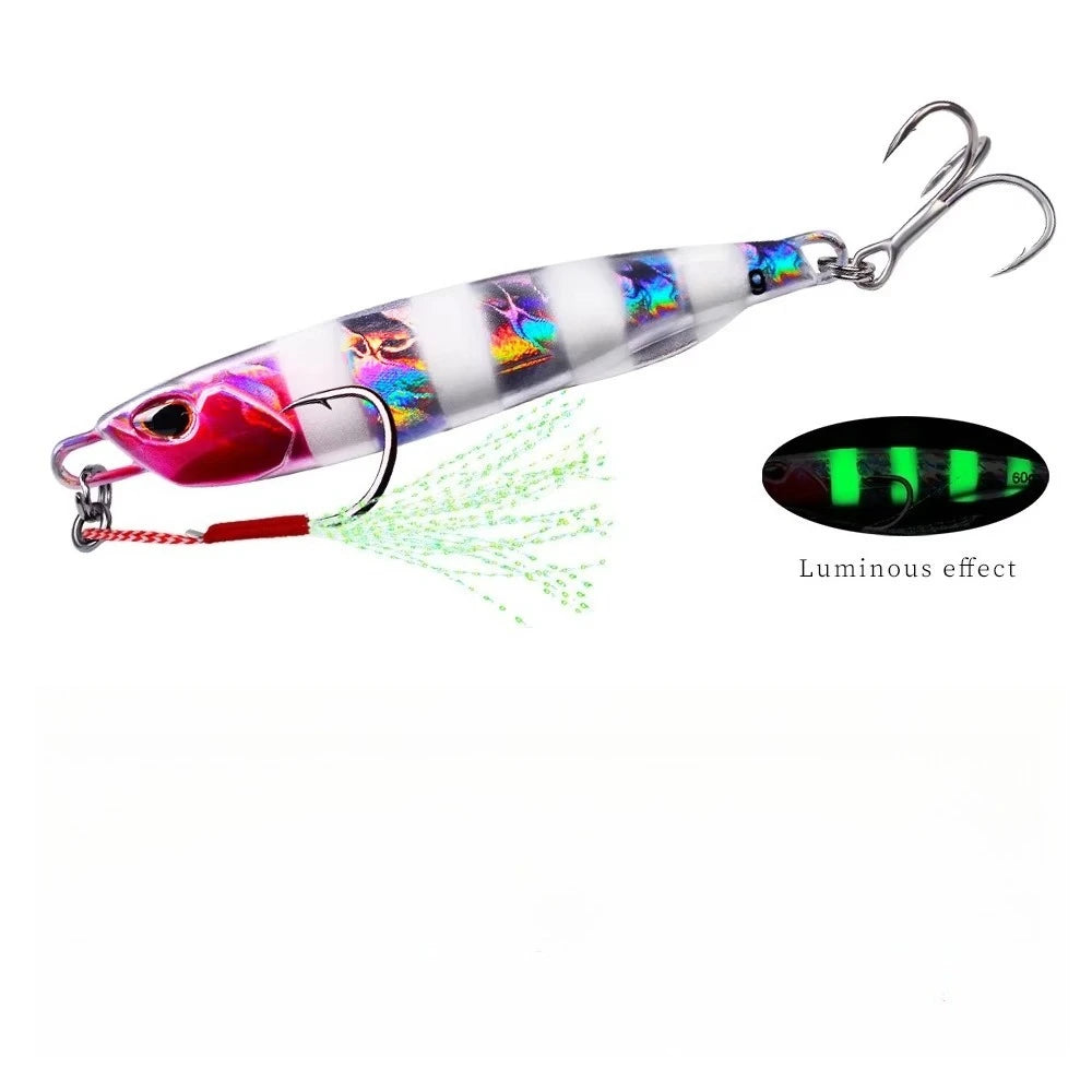 SANMO Metal Fishing Jig — Sinking Spoon Lure for Casting and Trolling