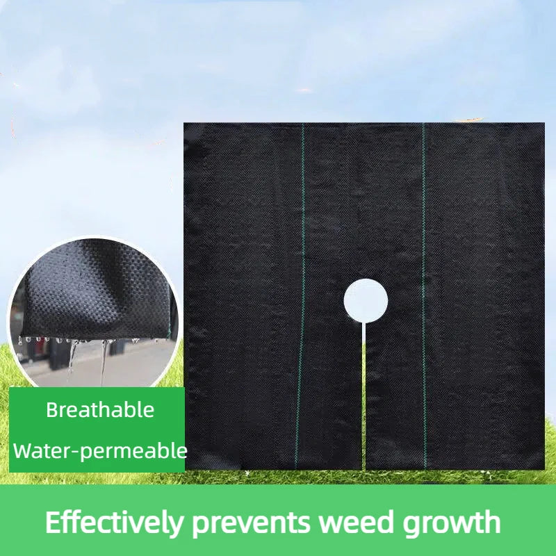 Adhere To Fly Weed Barrier Mat — Reusable Tree Moisturizing Hoods