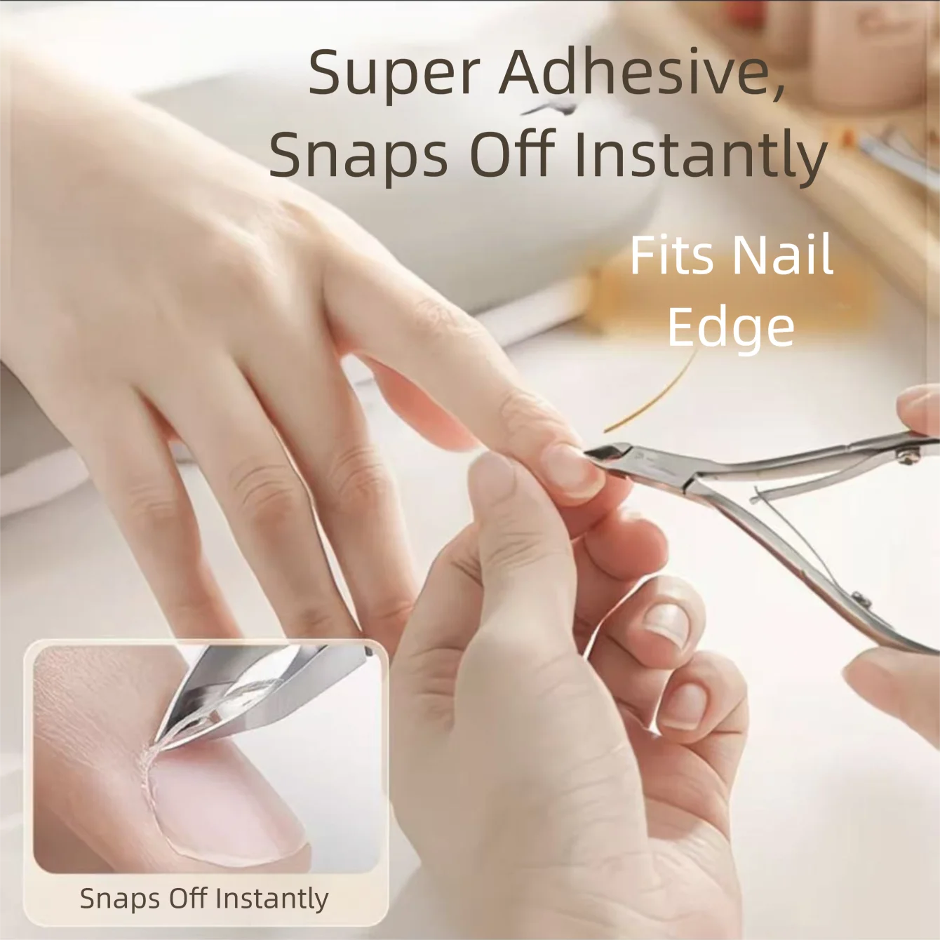 Stainless Steel Cuticle Nipper — Professional Manicure Tool for Dead Skin Removal