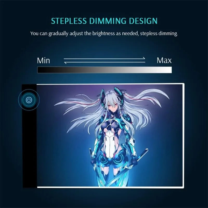 Ninth World LED Graphic Tablet — Ultra-Thin Tracing Light Box for Art & Design