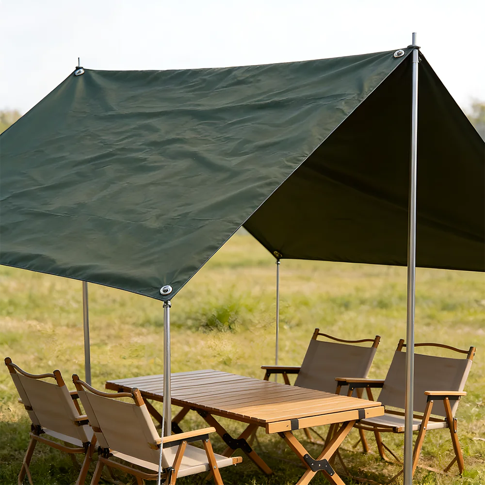 Multi-Purpose Waterproof Tarp — Heavy-Duty Oxford Cloth Ground Mat