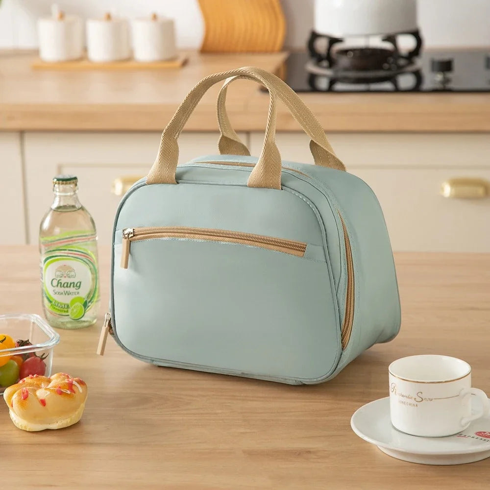Insulated Lunch Bag — Thermal Bento Box Carrier for Work or School