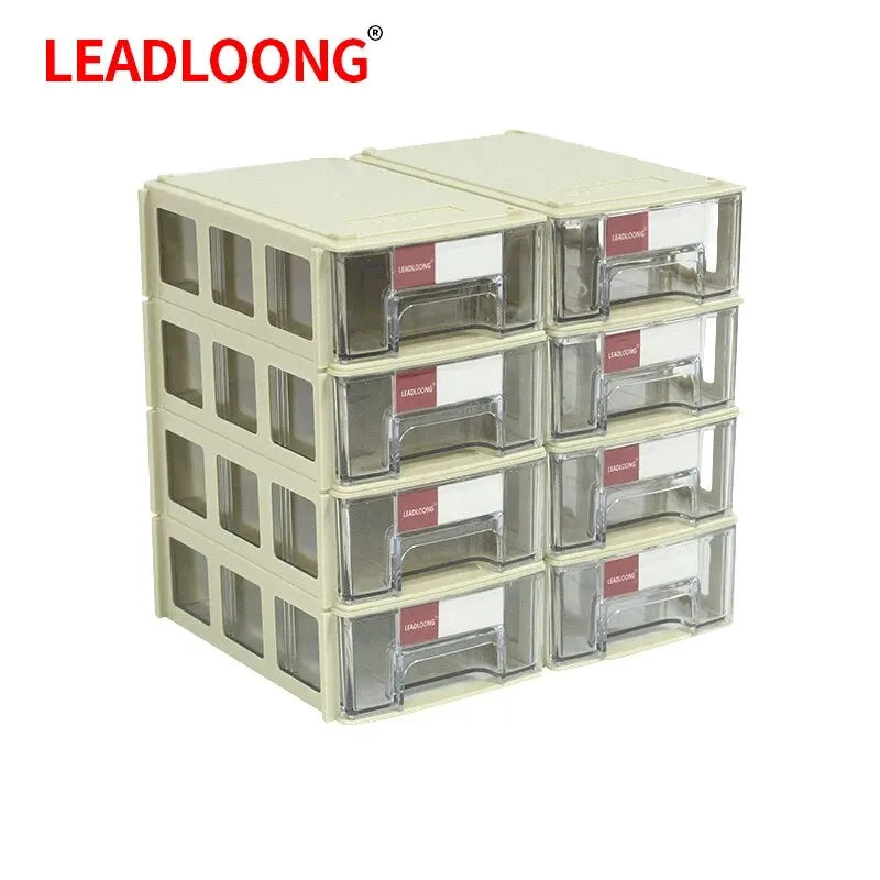 LEADLOONG Mini Storage Drawer Organizer — Multi-Purpose Craft & Hardware Bin