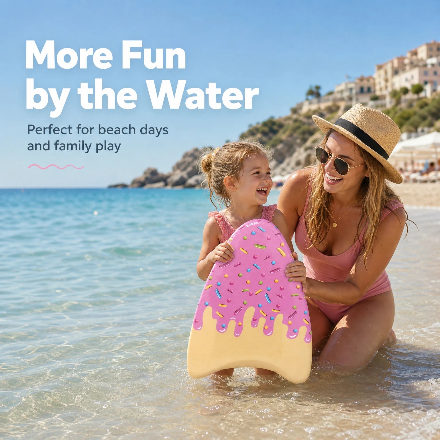 Wonflex EVA Swim Kickboard — Portable Training Tool for Pool Practice