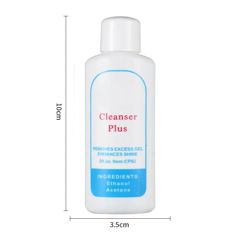 Gel Polish Remover Cleanser — Professional Nail Art Cleaning Liquid, 60ml