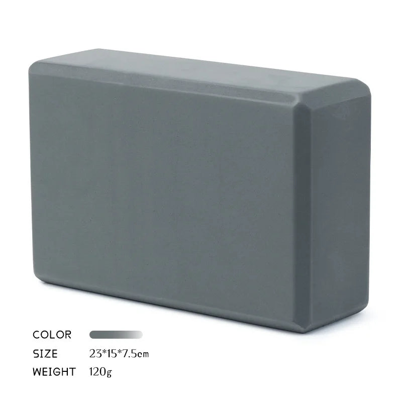 High-Density Foam Yoga Block — Support Cushion for Pilates and Stretching