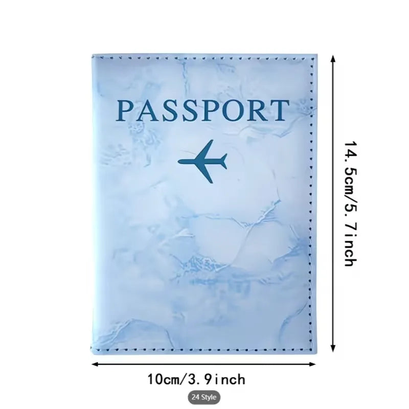 Custom Photo Passport Cover — Durable Travel Document Holder with Card Slots