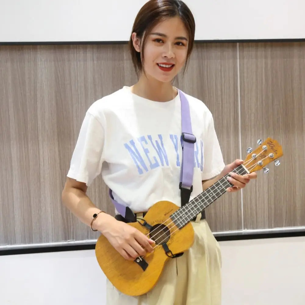 Adjustable Nylon Guitar Strap — Durable Shoulder Strap for Ukulele