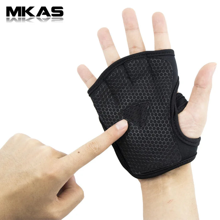 Weightlifting Training Gloves — Non-Slip Grip & Wrist Support