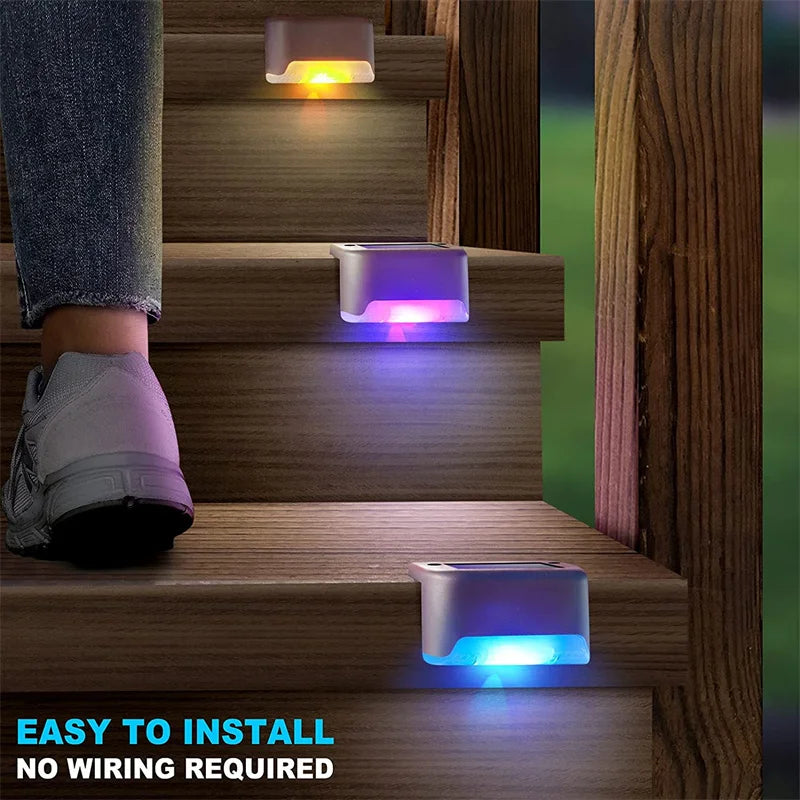 IWP Solar Deck Lights — Waterproof LED Step Lights for Outdoor Decor