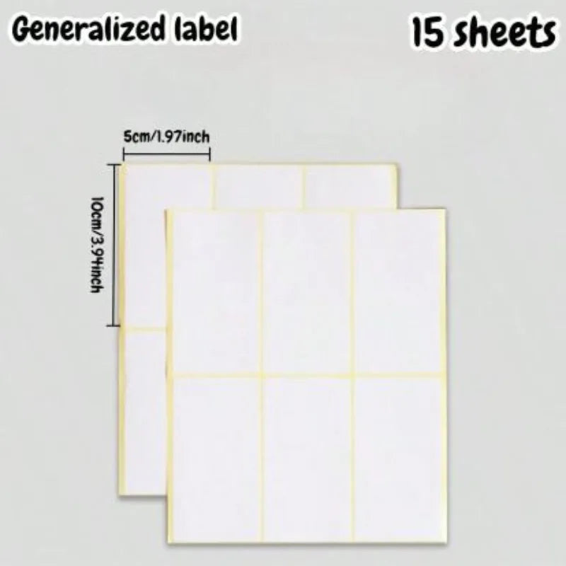 Versatile Organization Labels — Durable Stickers for Home and Office