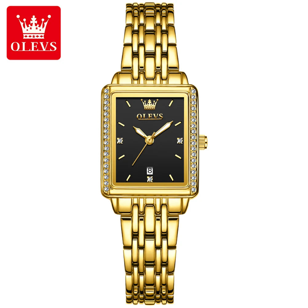 OLEVS 9995 Elegant Quartz Watch — Luxury Waterproof Ladies Wristwatch