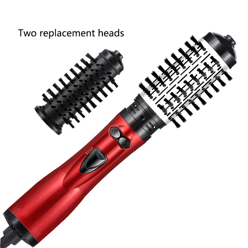 3-in-1 Rotating Hot Air Brush — Automatic Hair Dryer and Curler Comb