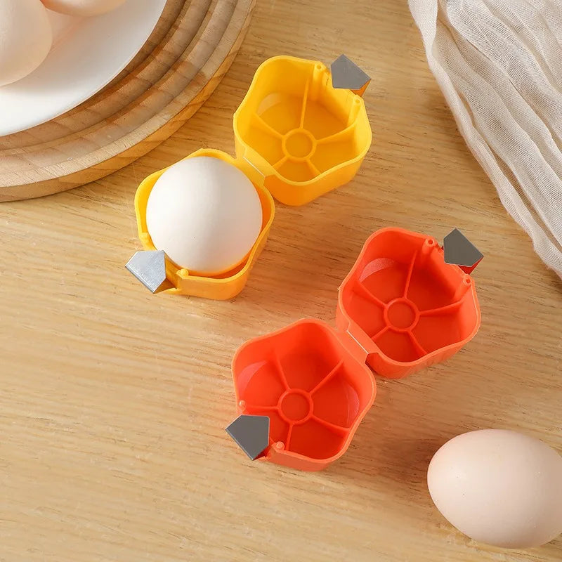 Stainless Steel Egg Shell Opener — Easy Cracker & Separator Tool