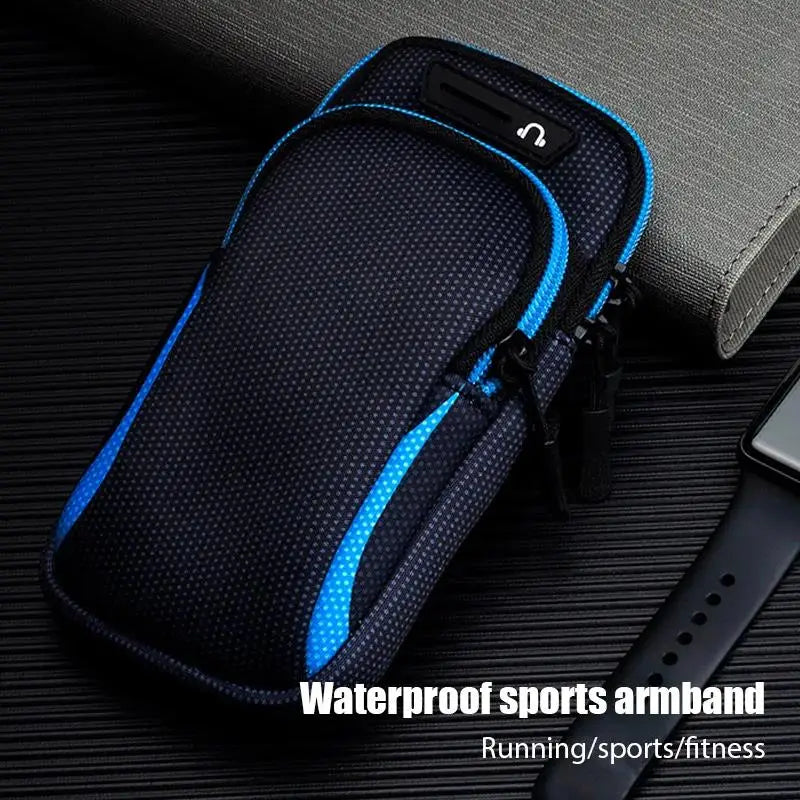 Waterproof Phone Armband — Sporty Fitness Holder with Headphone Jack