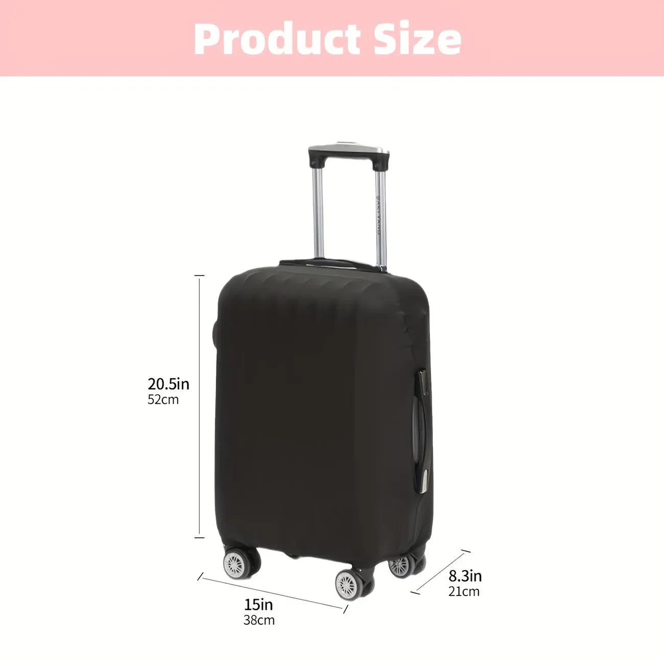 Durable Luggage Cover — Dust-Proof Travel Case Protector