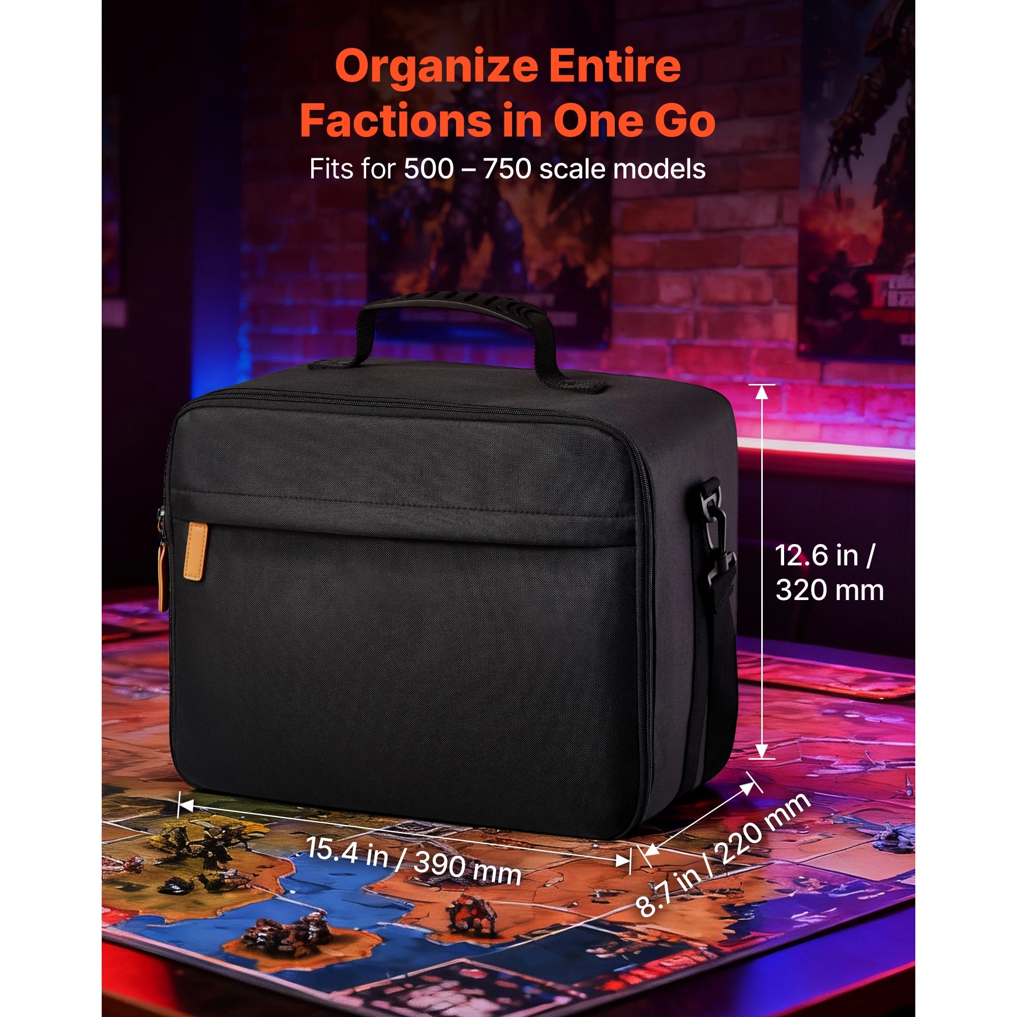 Miniature Transport Carrying Case — Protective Storage for Scale Models