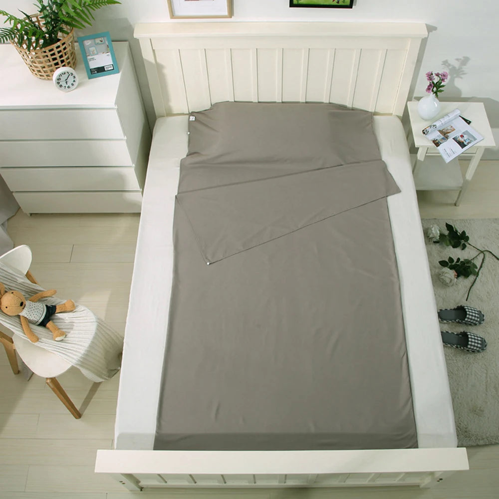 Lightweight Sleeping Bag Liner — Breathable Travel Sheet for Camping