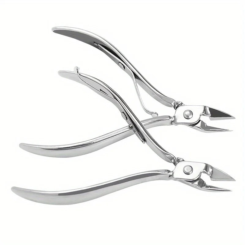 FUMOSIK Stainless Steel Cuticle Nipper — Professional Manicure & Pedicure Tool
