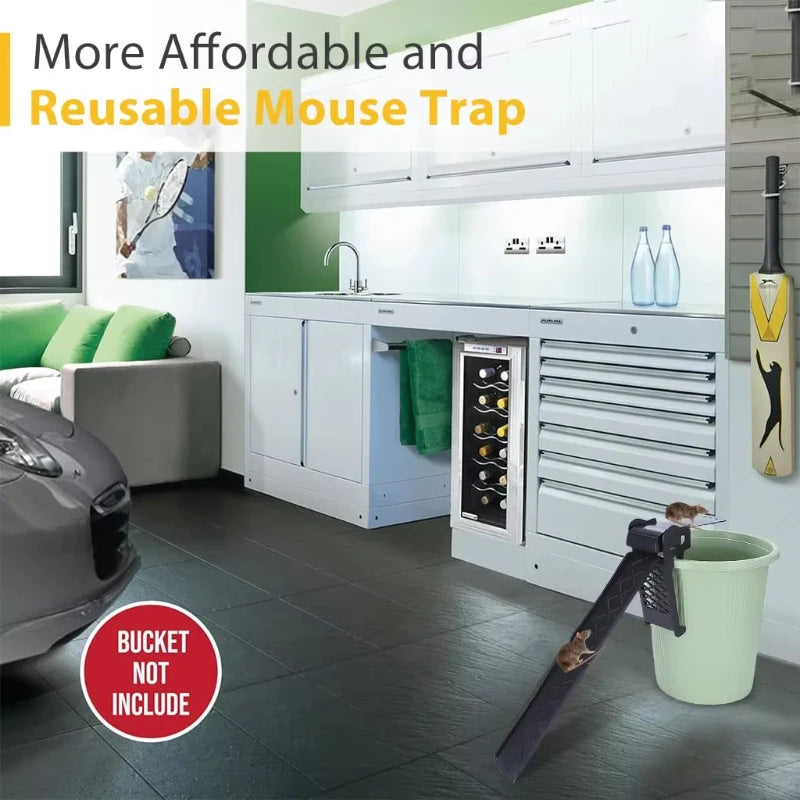 Automatic Reset Seesaw Mousetrap — Humane Rodent Control Device