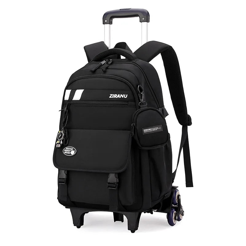 Children's Wheeled School Backpack — Rolling Trolley Bag for Students