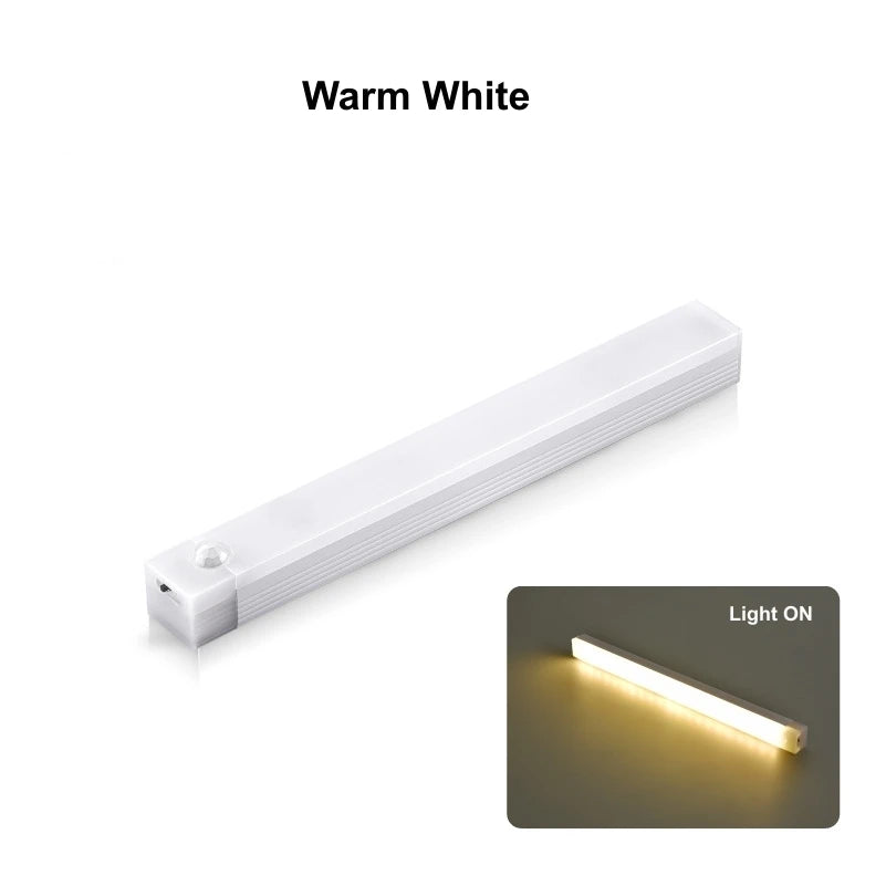 Wireless Motion Sensor LED Bar Light — Rechargeable Magnetic Cabinet Lamp