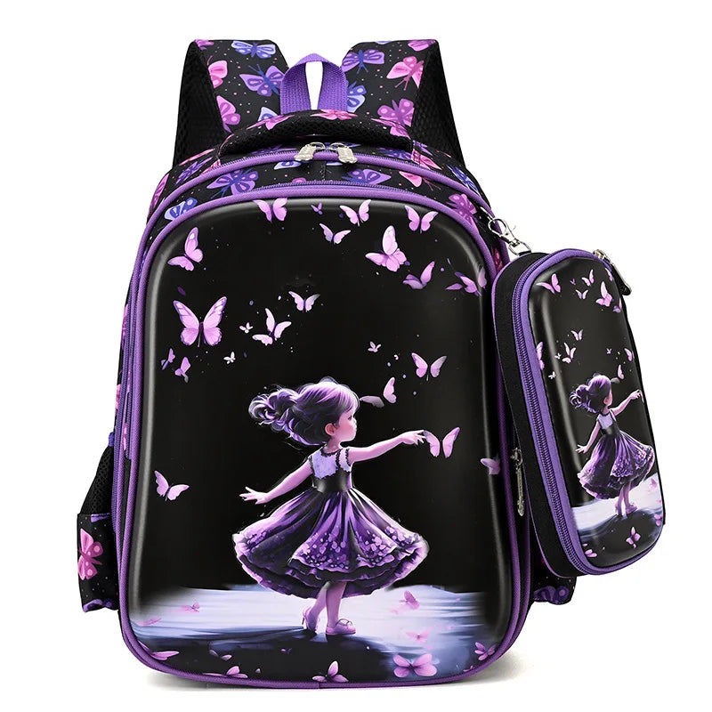 SOATIM Kids School Backpack — Waterproof Orthopedic Book Bag for Boys and Girls