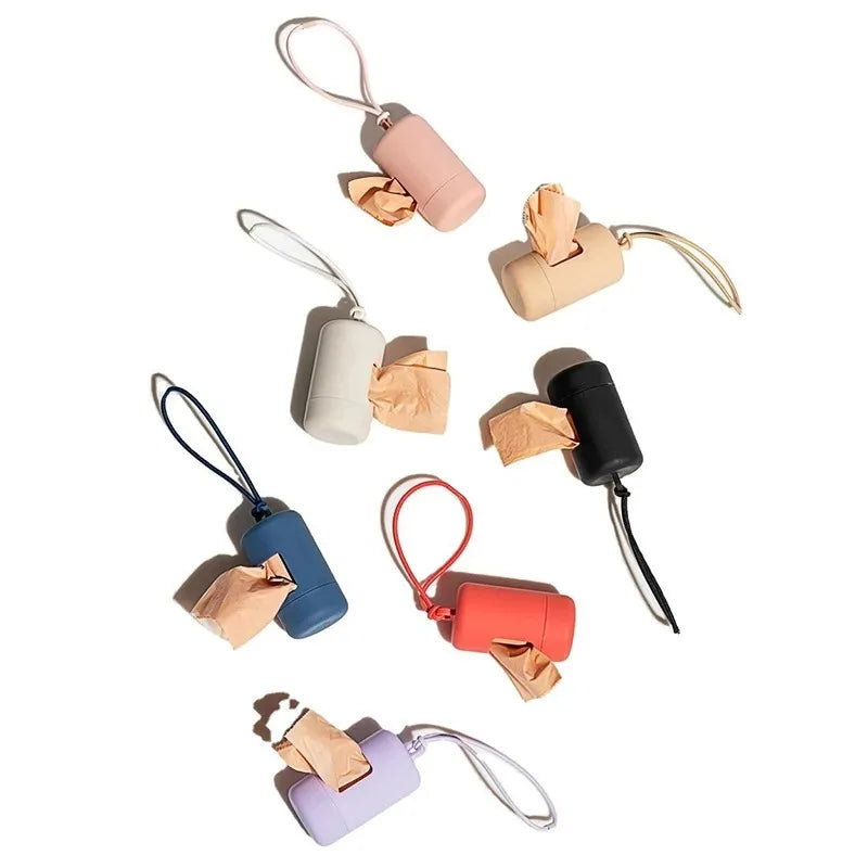 Portable Dog Poop Bag Carrier — Stylish Pet Waste Bag Dispenser