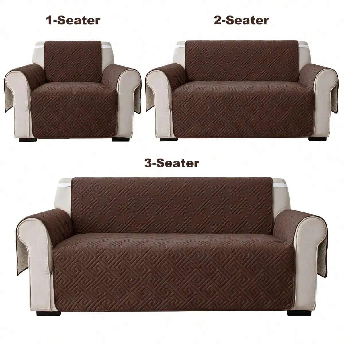 Quilted Sofa Cover — Water-Repellent & Pet-Friendly Slipcover