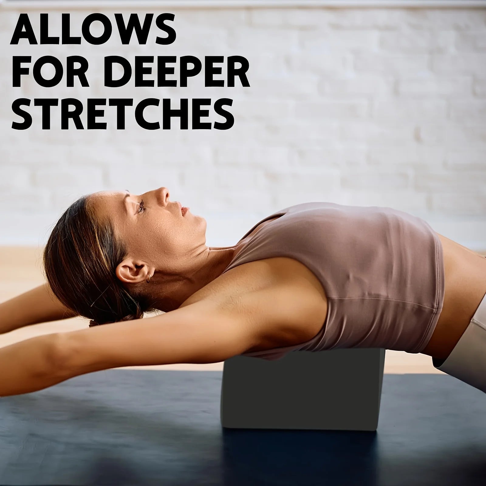 High-Density Foam Yoga Blocks — Supportive Set of 2 for Stretching