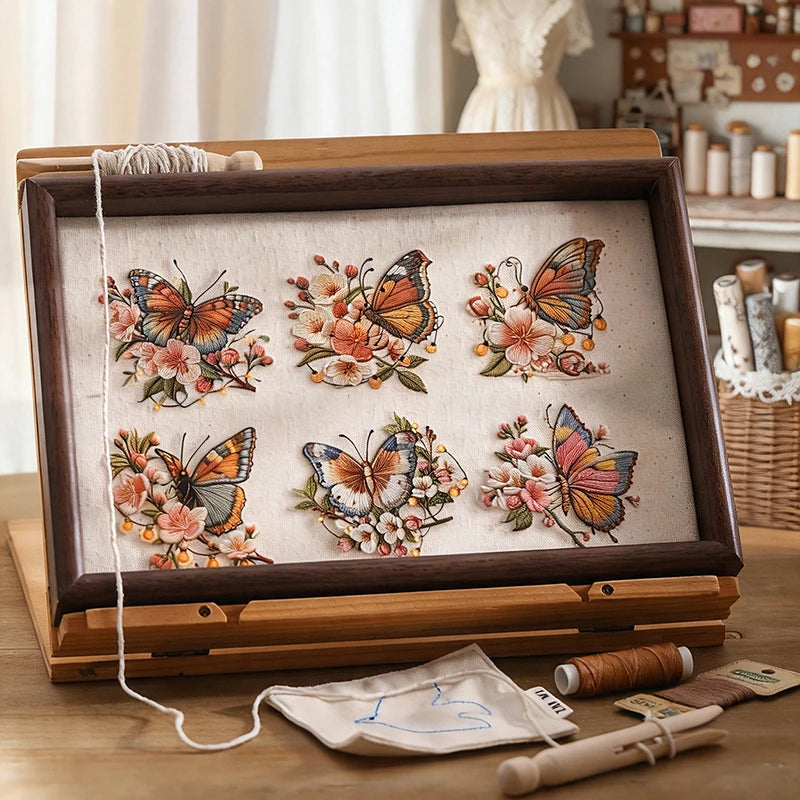 Butterfly PET Stickers — Creative Scrapbook & Junk Journal Decor